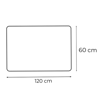 Ada 120 tükör led világítással 120x60 cm