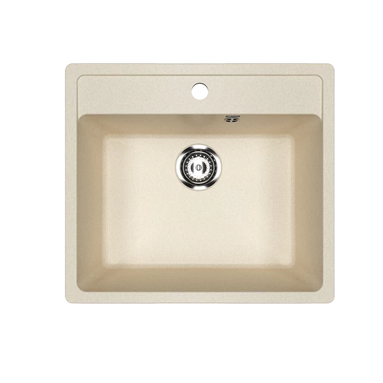 Ulgran U-104 Gránit Mosogatótálca - Egymedencés, Négyzet 560 x 500 mm
