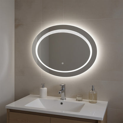 Ria 80 tükör led világítással 80x60 cm