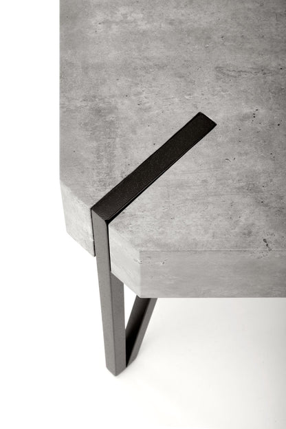 EMILY c.table, szín: beton / fekete