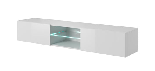 LIVO RTV-180W függő TV-állvány, szín: fehér