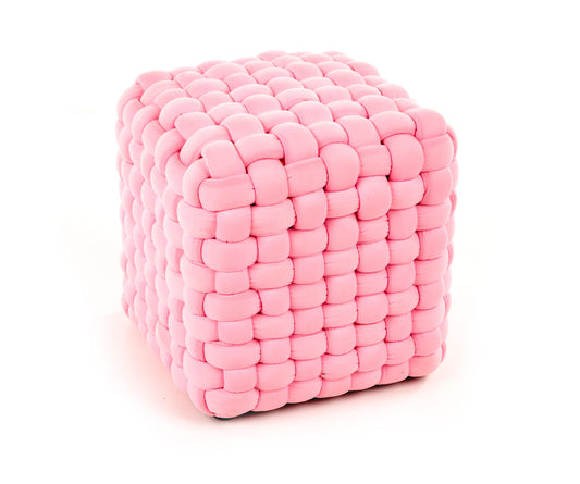 RUBIK puff szín: világos rózsaszín
