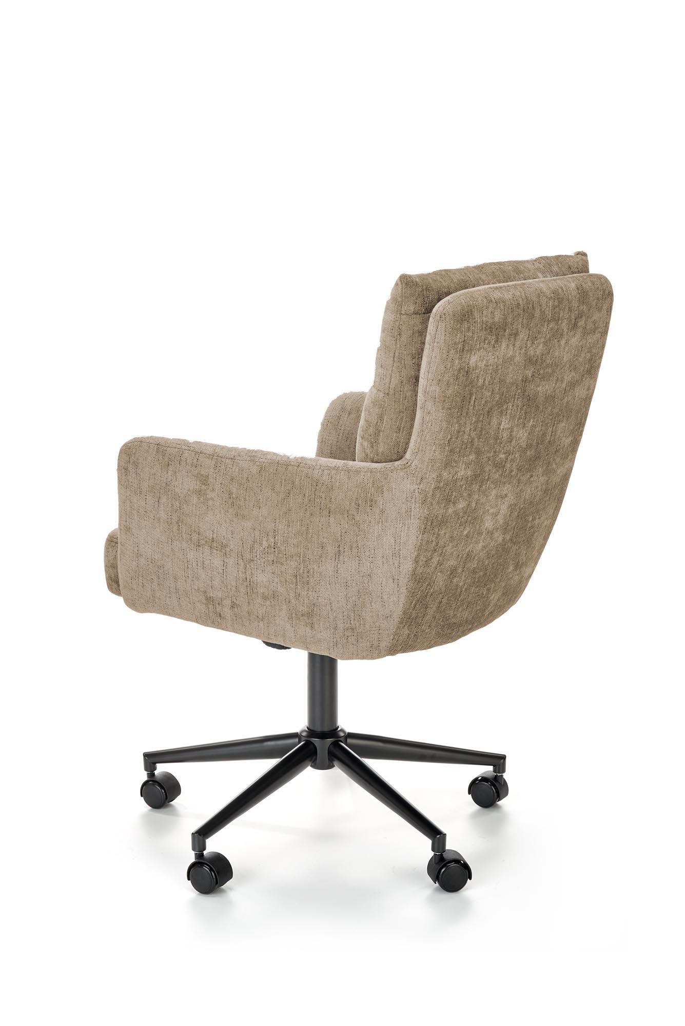 FLORES forgó fotel, világosbarna színben