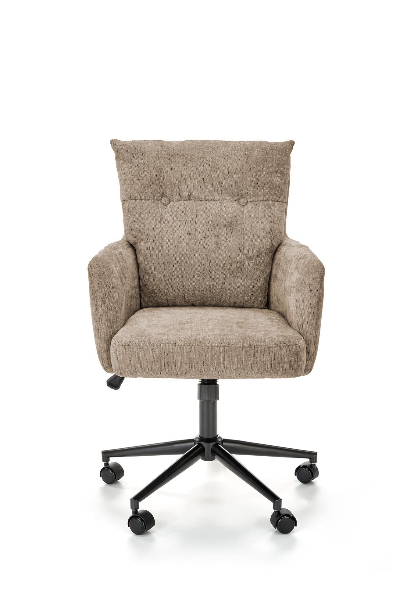 FLORES forgó fotel, világosbarna színben