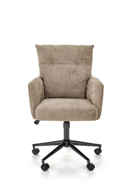 FLORES forgó fotel, világosbarna színben