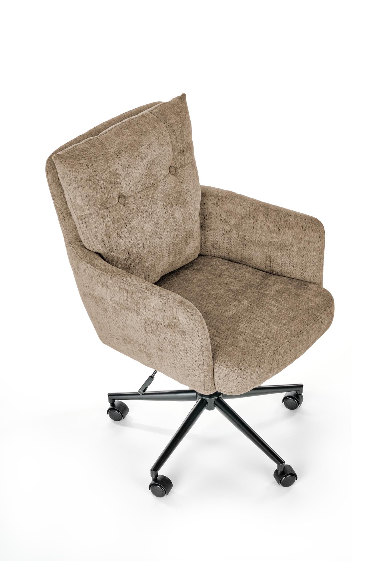 FLORES forgó fotel, világosbarna színben