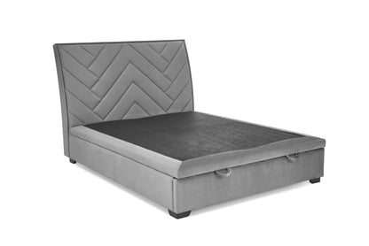 CONTINENTAL 1 160 ágy, szürke - Monolith 85