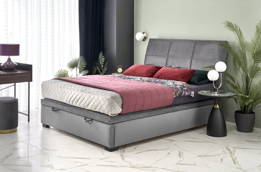 CONTINENTAL 2 160 ágy, szürke - Monolith 85