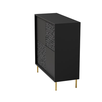BULLET KM-2 mellkas, fekete / arany