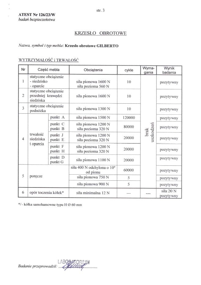 GILBERTO szék, fekete