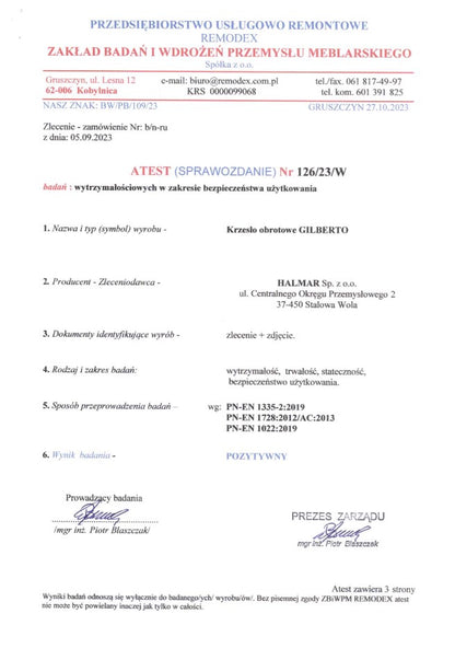 GILBERTO szék, fekete