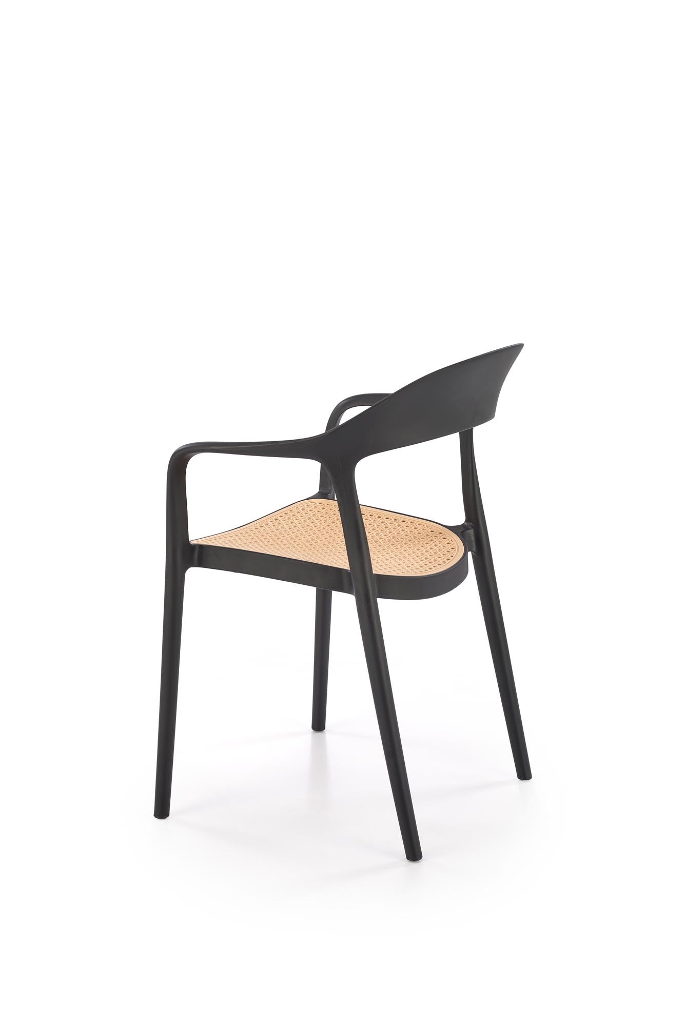 K530 szék fekete / natúr
