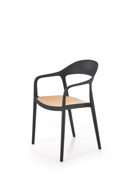 K530 szék fekete / natúr