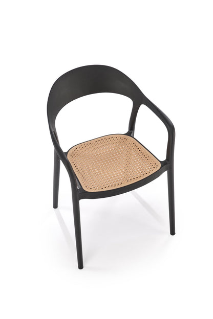 K530 szék fekete / natúr