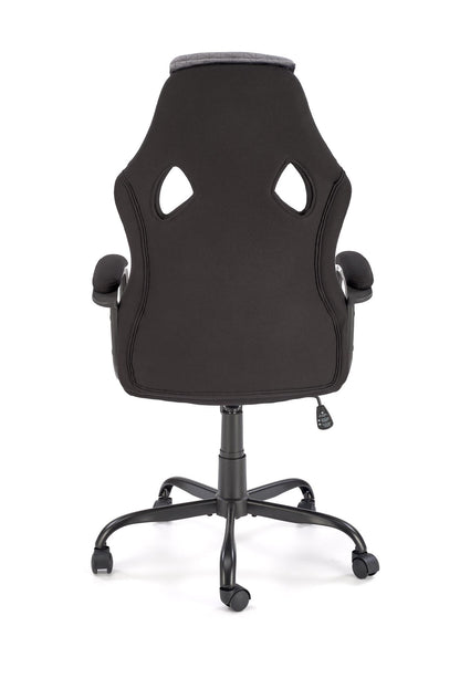 JENSEN irodai szék, fekete / szürke / piros