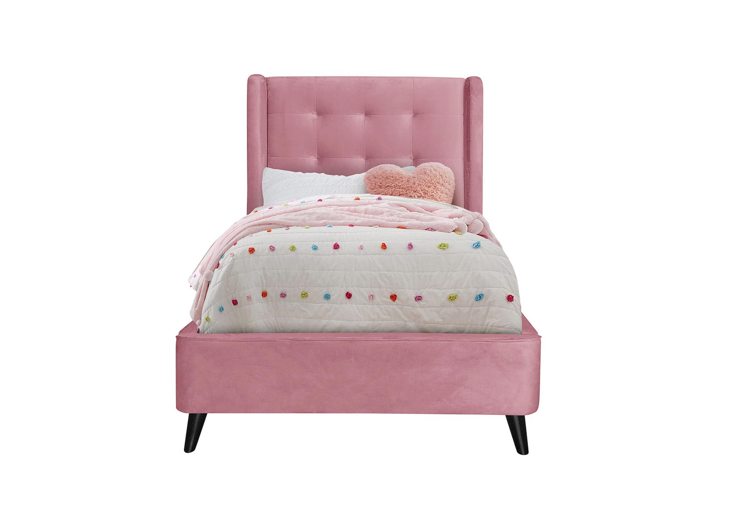 ESTELLA 90 cm-es ágy rózsaszín