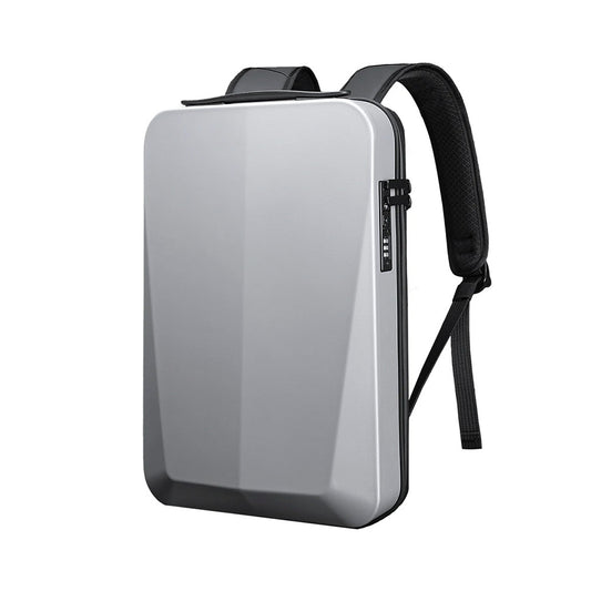 Axen merevített Usb-s laptop hátizsák ezüst