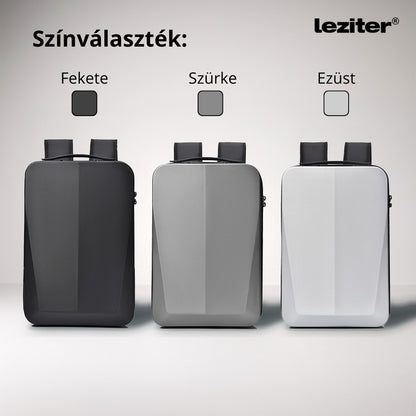 Axen merevített Usb-s laptop hátizsák ezüst