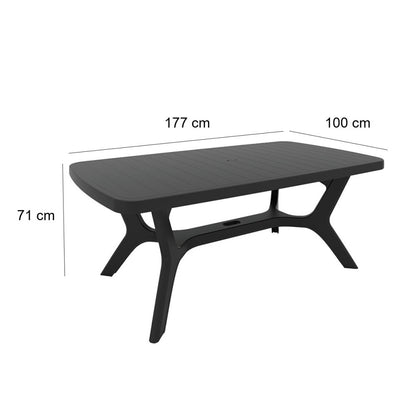 Belur 4+1 kerti bútor garnitúra szett grafit