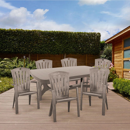 Baltorini 6+1 kerti bútor garnitúra szett cappuccino