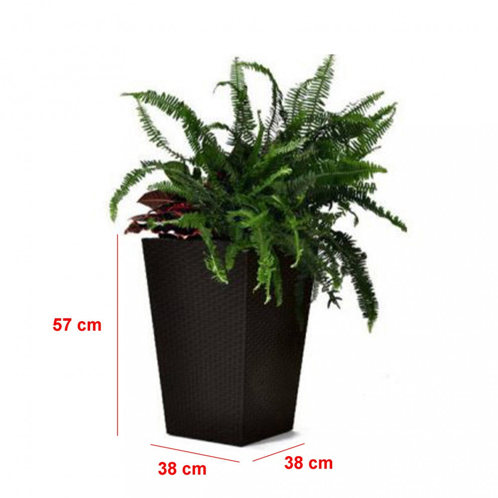 Rattan Planter M virágtartó barna_1