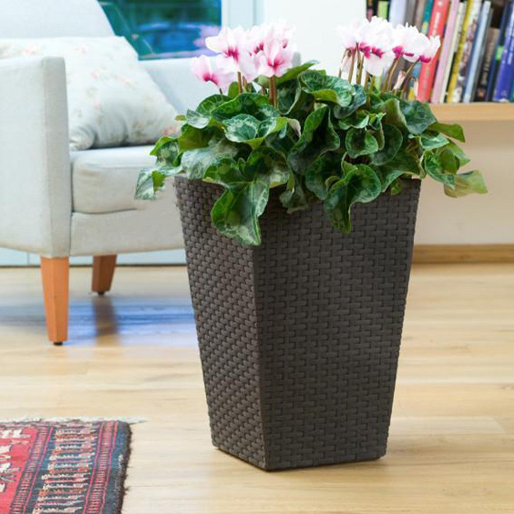 Rattan Planter M virágtartó barna_2
