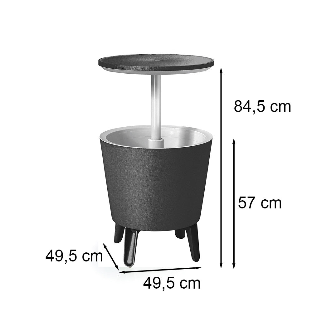 Cool bar műanyag party kellék szürke-fehér