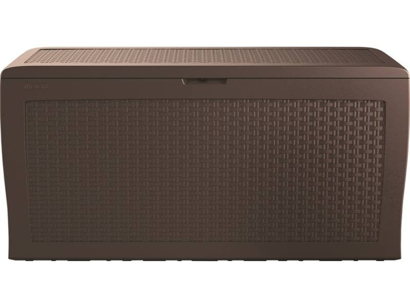 Samoa műrattan kerti tároló 27L barna