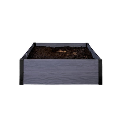 Maple szögletes virágágyás szürke