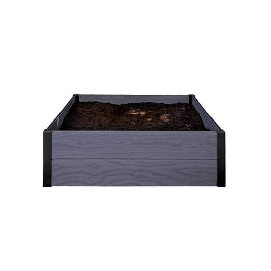 Maple szögletes virágágyás szürke