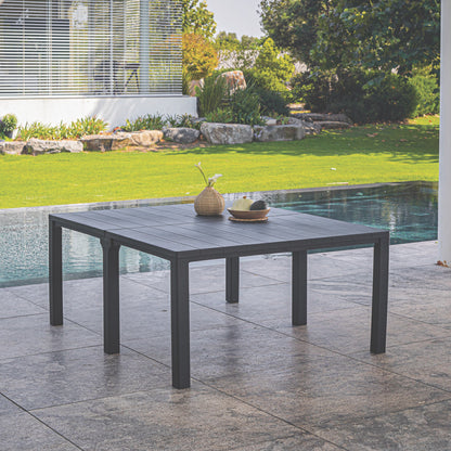 Jueva II 10 személyes kerti bútor garnitúra szett grafit