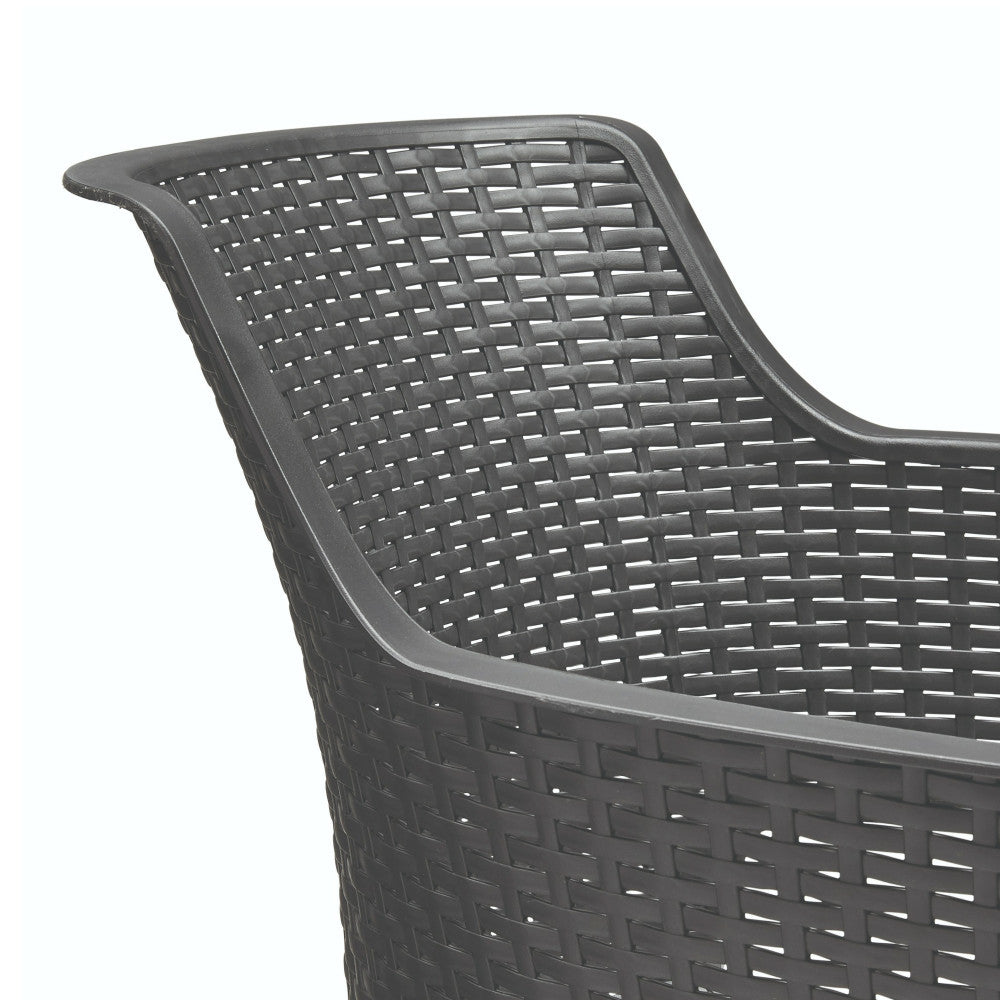 Jueva 10 személyes kerti bútor garnitúra szett grafit