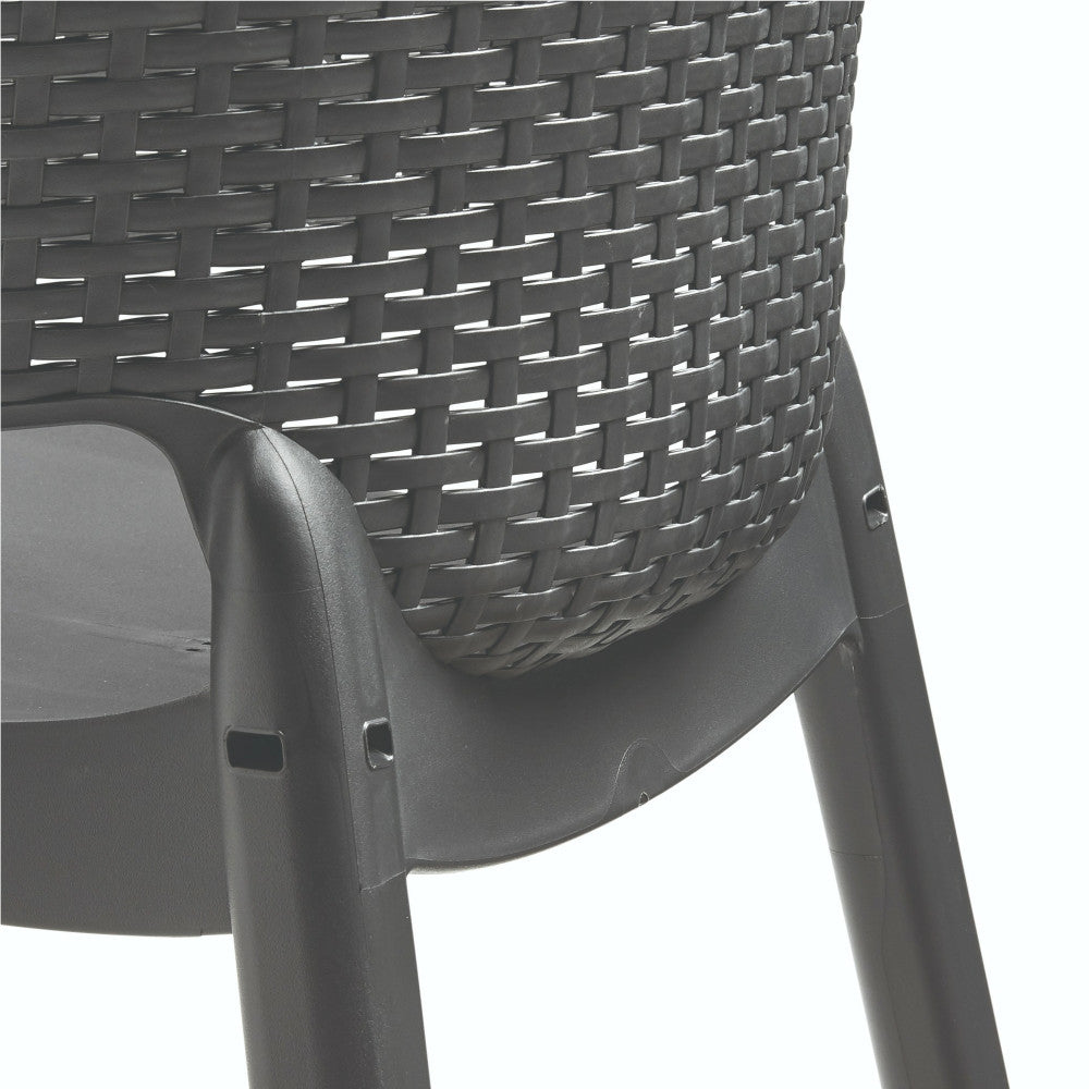 Jueva 10 személyes kerti bútor garnitúra szett grafit