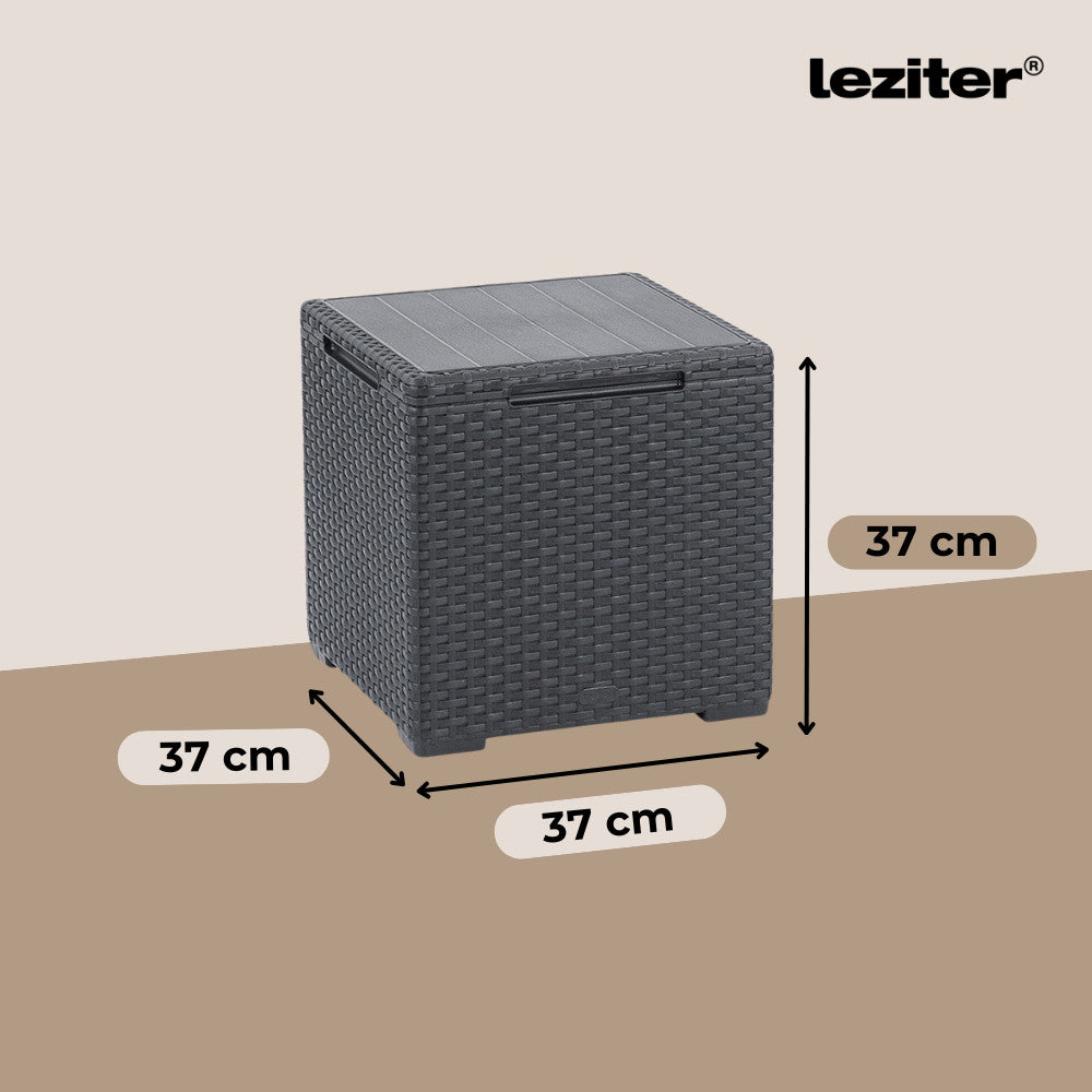 Claire IV 8 személyes kerti bútor garnitúra vigo tárolós asztallal grafit