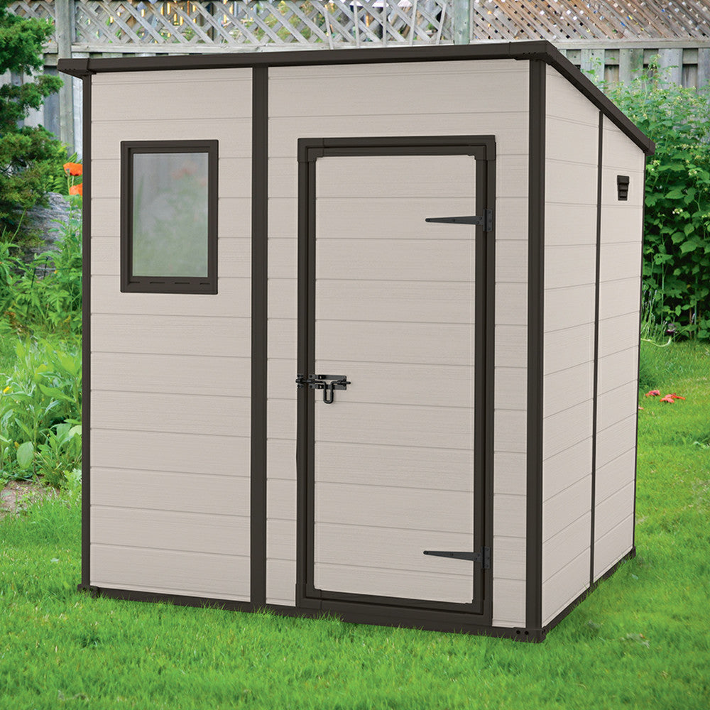 Manor 6x4 műanyag szerszámos ház beige