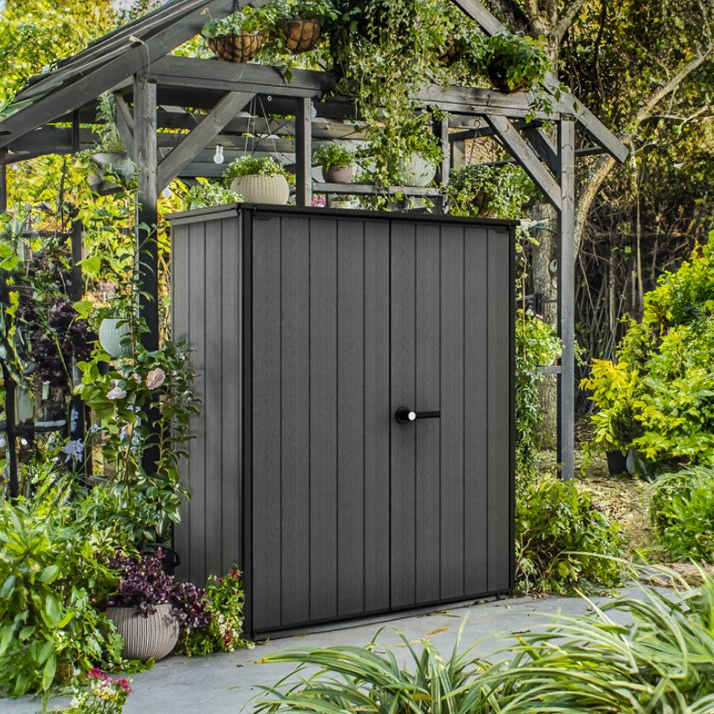 Cortina Alto műanyag kerti tároló szürke_1