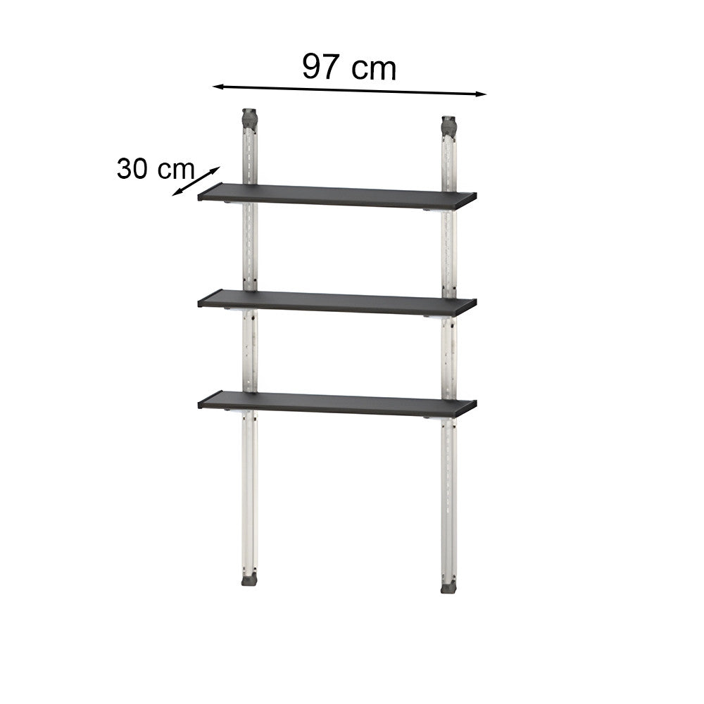 Shelving Kit fém állvány 3 polcos 1 cm_2