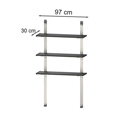 Shelving Kit fém állvány 3 polcos 1 cm_2
