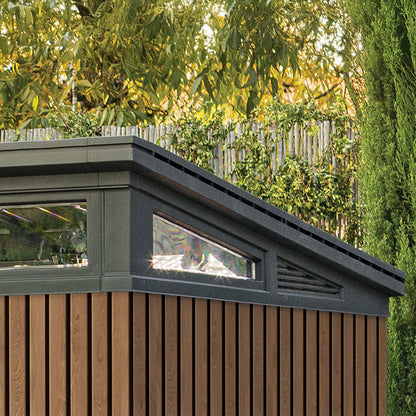 Signature PENT 11x7 műanyag kerti ház dió