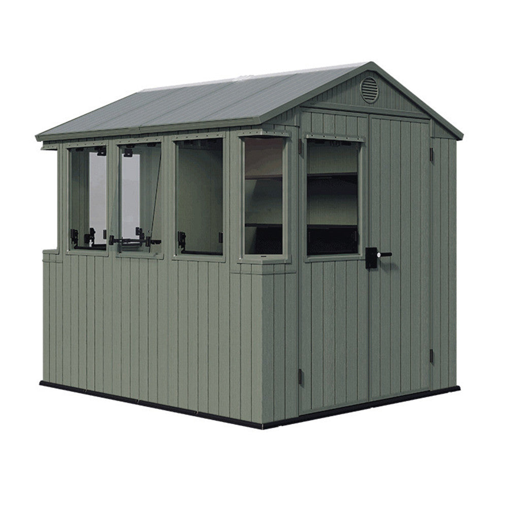 Potting shed kültéri műanyag ház zöld