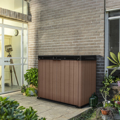 Sio darwin műanyag kerti tároló 1100 L barna