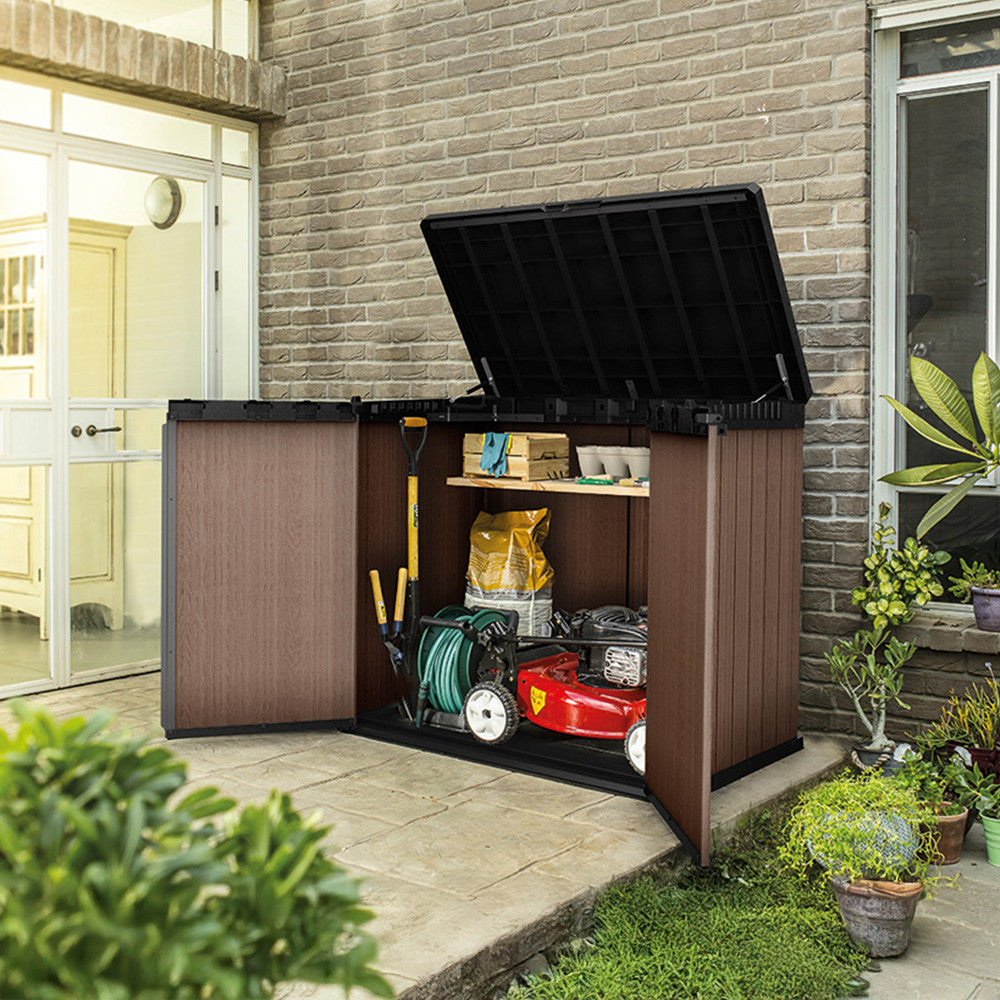 Sio darwin műanyag kerti tároló 1100 L barna