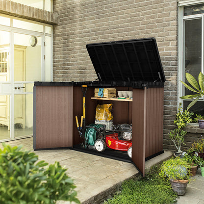 Sio darwin műanyag kerti tároló 1100 L barna