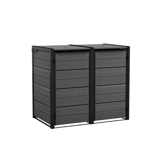 Hide away kültéri szemetes tároló 240 l szürke