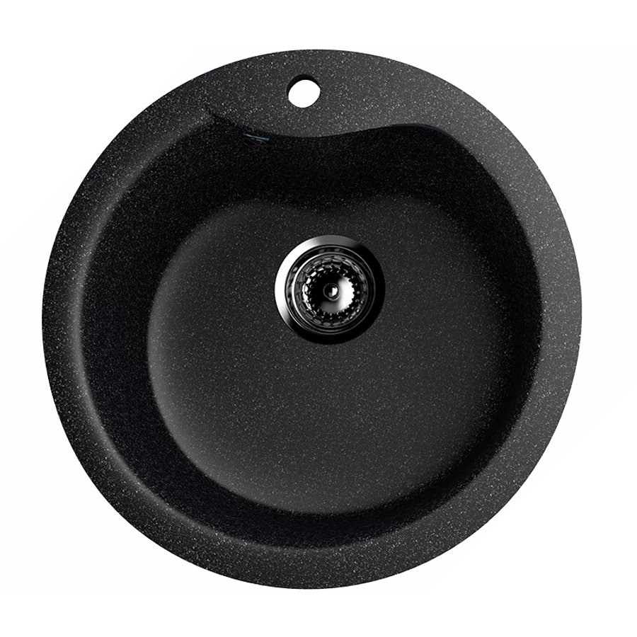 Ulgran U-102 Gránit Design Mosogatótálca - Egymedencés, Kerek 480 mm