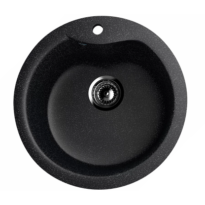 Ulgran U-102 Gránit Design Mosogatótálca - Egymedencés, Kerek 480 mm