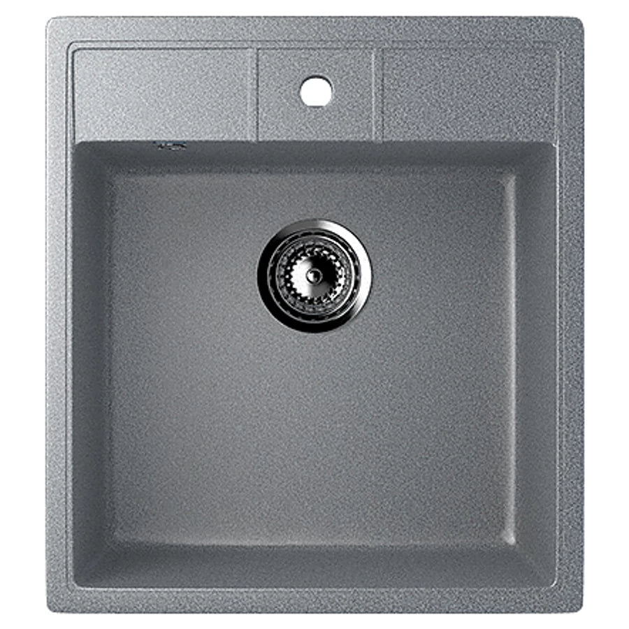 Ulgran U-406 Gránit Mosogatótálca - Egymedencés, Négyzet, 450 x 500 mm