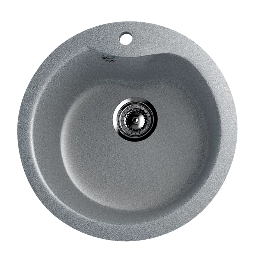 Ulgran U-102 Gránit Design Mosogatótálca - Egymedencés, Kerek 480 mm