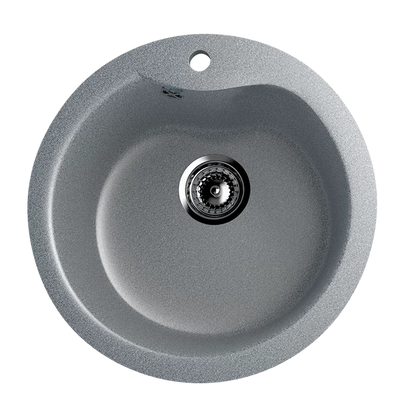 Ulgran U-102 Gránit Design Mosogatótálca - Egymedencés, Kerek 480 mm