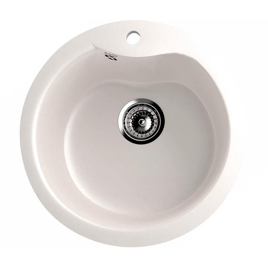 Ulgran U-102 Gránit Design Mosogatótálca - Egymedencés, Kerek 480 mm